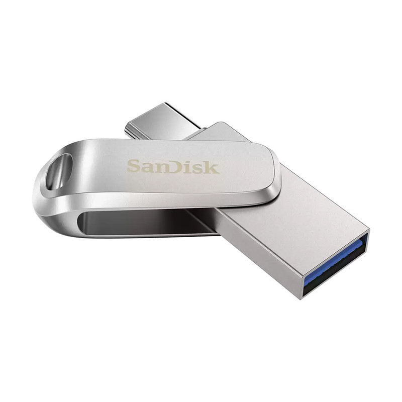 فلش مموری سن دیسک مدل Ultra Dual Drive Luxe ظرفیت 128 گیگابایت با رابط USB 3.2