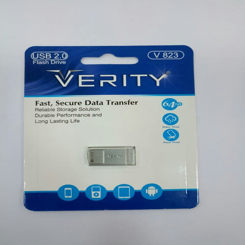 فلش مموری وریتی مدل V823 USB2.0 ظرفیت 64 گیگابایت