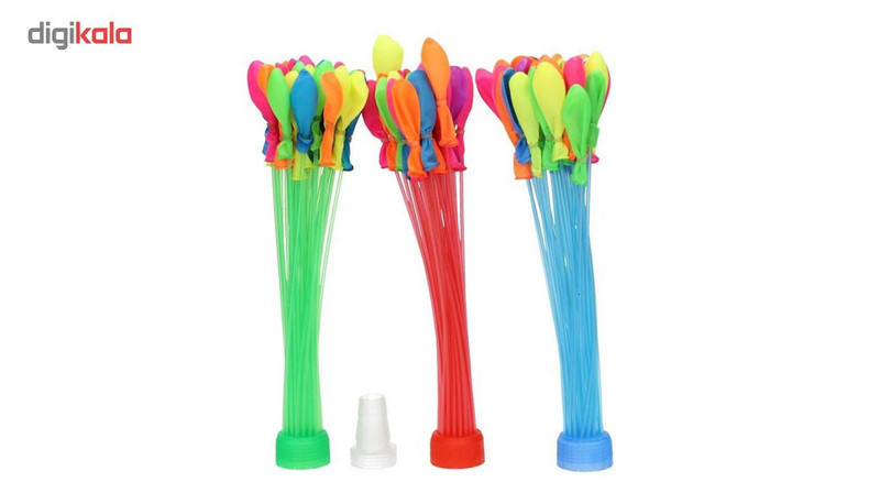 بادکنک آبی مدل happy baby balloons مجموعه 100 عددی