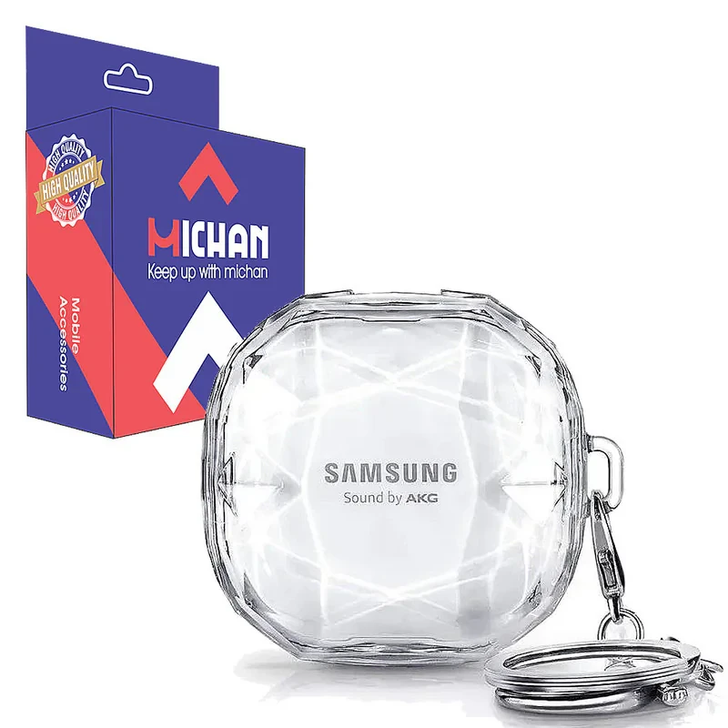 کاور میچان مدل Transparent مناسب برای کیس Galaxy BudsGalaxy Buds LiveGalaxy Buds proBuds 2Buds 2 pro