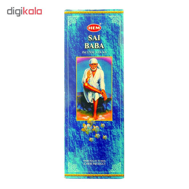 عود خوشبو کننده هم مدل Sai Baba بسته 20 عددی