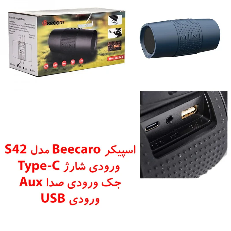 اسپیکر قابل حمل بی کارو مدل 42