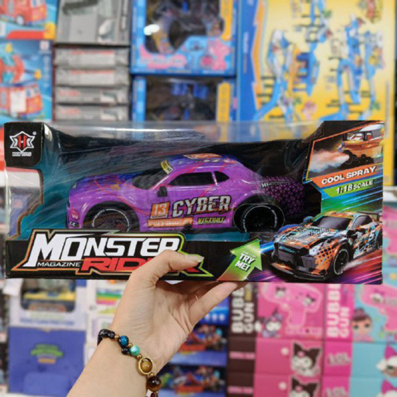 ماشین بازی کنترلی مدل دوچ گرافیکی طرح Monster Magazine Rider کد 055