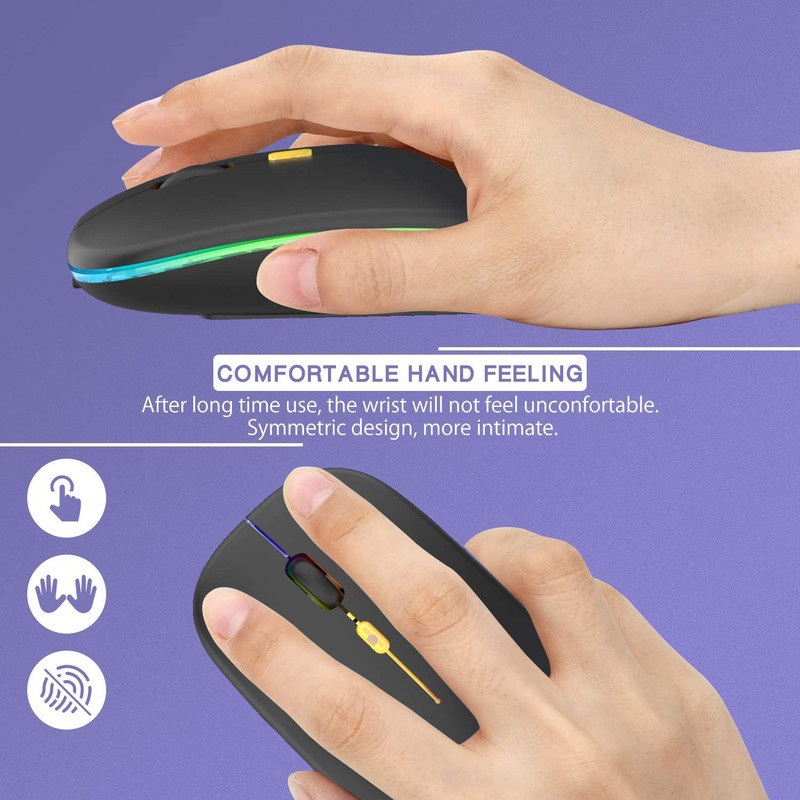 ماوس بی سیم مدل Slim RGB