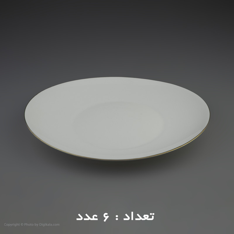 سرویس غذا خوری 26 پارچه مدل صدفی لب طلا