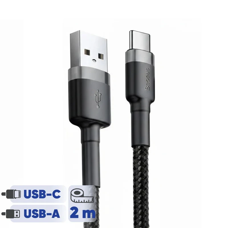 کابل تبدیل USB به USB-C باسئوس  مدل CATKLF-CG1 Cafule طول 2 متر