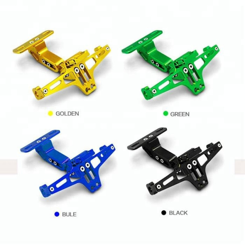 پایه و نگهدارنده پلاک موتور سیکلت وارون مدل B-65-GLD