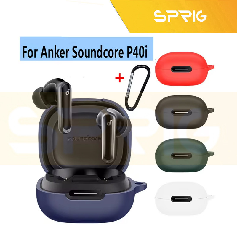 کاور اسپریگ مدل Silicone-SP مناسب برای کیس هدفون بی سیم انکر Soundcore P40i