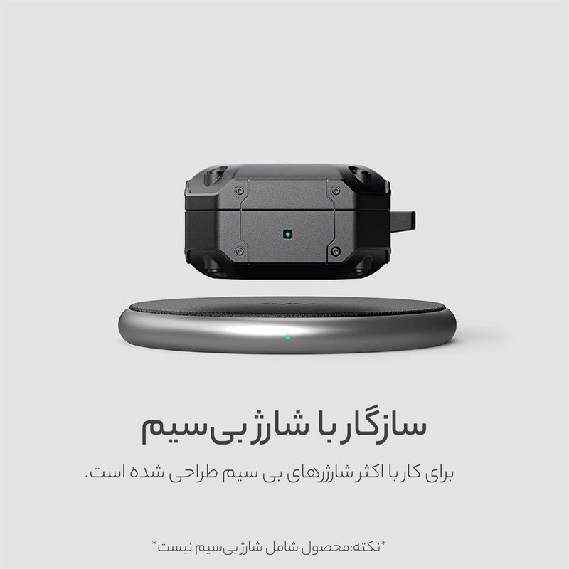 کاور سامورایی مدل Quad-4 مناسب برای هدفون سامسونگ Galaxy Buds Live  Buds Pro  Buds 2  Buds 2 Pro