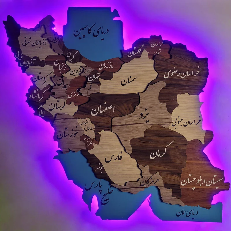 تابلو نوری مدل نقشه ایران