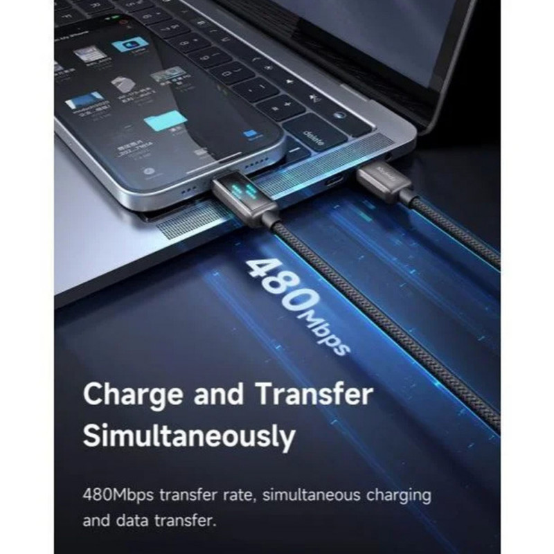 کابل تبدیل USB-C به لایتنینگ مک دودو مدل CA-263 36W طول 1.2 متر