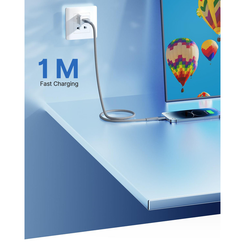 کابل تبدیل USB به لایتنینگ هزول مدل G22 طول 1 متر