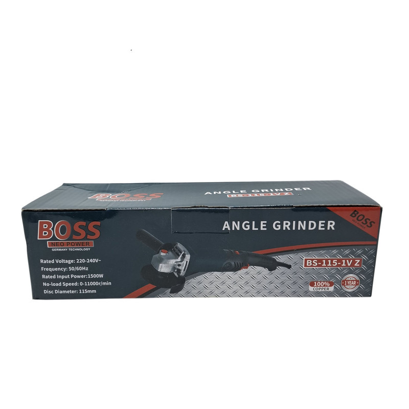 مینی فرز صنعتی دیمر دار 115میلی متری 1500وات باس مدل BS-115-1VZ