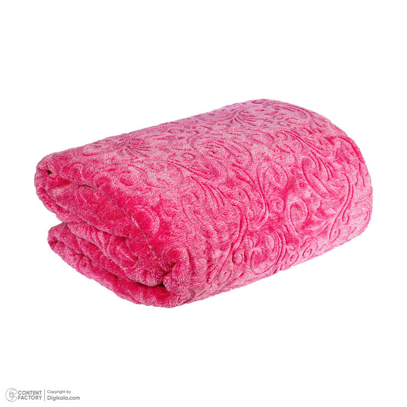 پتو 2 نفره گلبافت مدل گلدار پرسی  سایز 240x220 سانتی‌متر