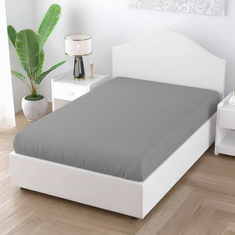 ملحفه آدنو مدل هتلی یک نفره سایز 120x200 سانتی متر