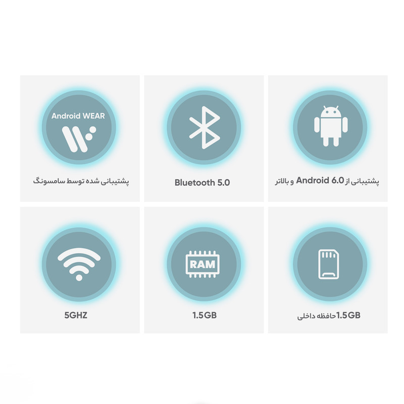 ساعت هوشمند 44 میلی‌متری سامسونگ مدل Galaxy Watch4 با بند سیلیکونی