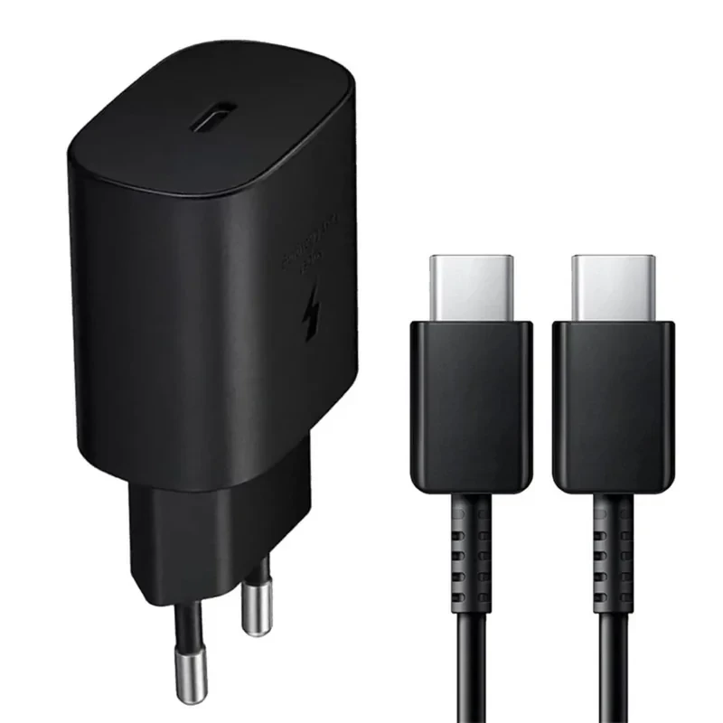 شارژر دیواری 25 وات کوکلاسیک مدل Galaxy - A52 به همراه کابل تبدیل USB-C