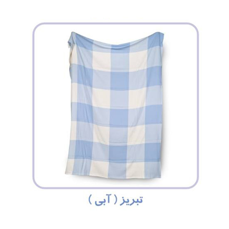 پتو مسافرتی برق لامع مدل تبریز مخمل سایز 150*200 سانتی متر