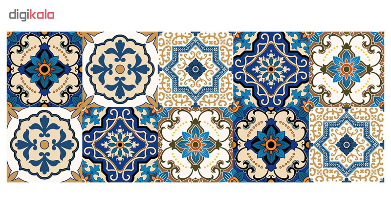 استیکر کاشی مدل آبتین مجموعه 10 عددی