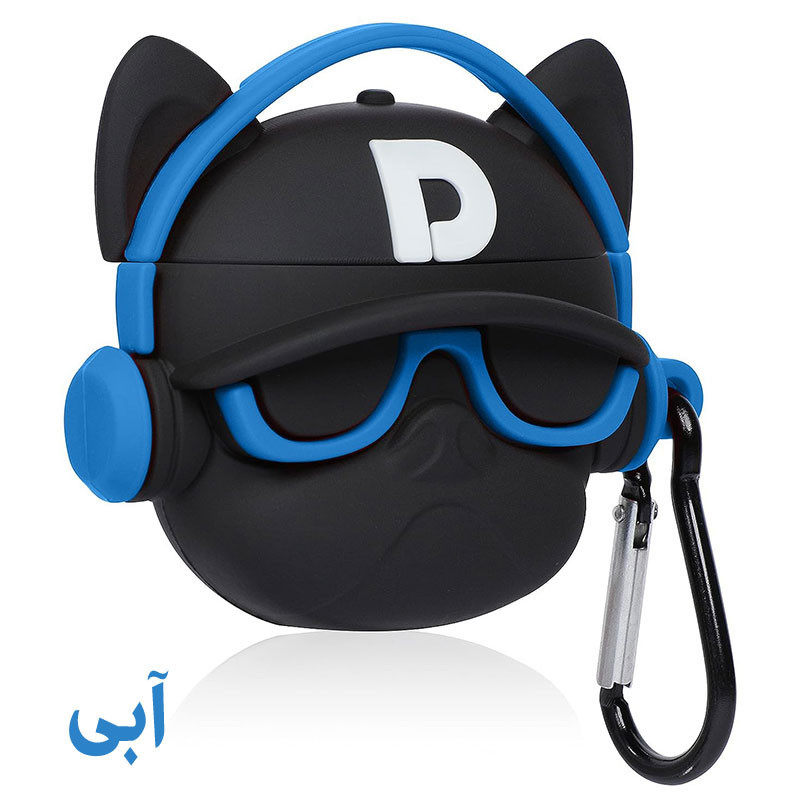 کاور مسیر مدل Bulldog Character Silicone مناسب برای کیس اپل ایرپاد 4 به همراه آویز