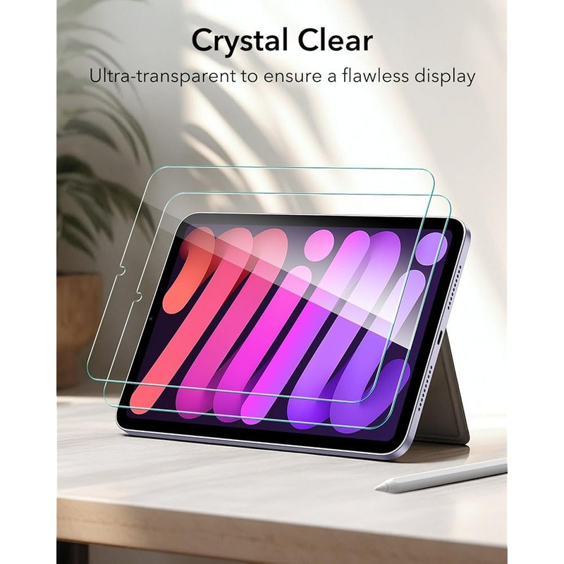 محافظ صفحه نمایش شیشه ای بادیگارد مدل TabG مناسب برای تبلت اپل مدل iPad Mini 7 2024