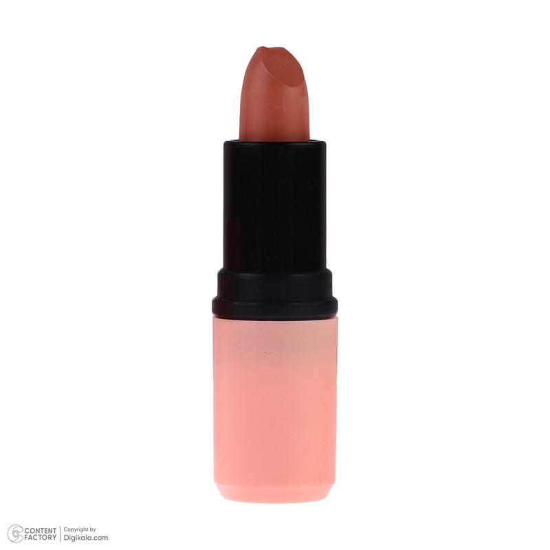 رژ لب جامد مات برانوس مدل Long Lasting رنگ قهوه‌ای شماره 605