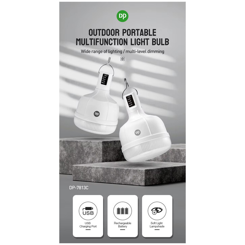 چراغ آویز چادر دی پی مدل DP-7813C