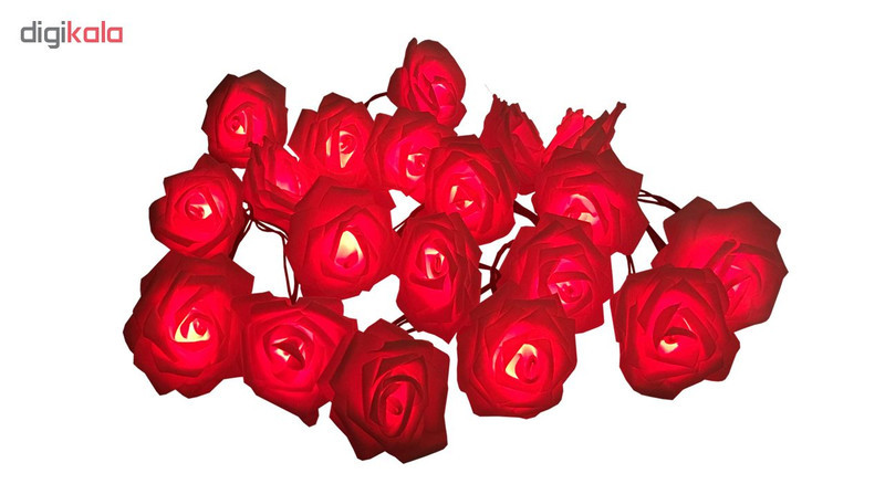 ریسه ال ای دی گل رز درشت گالری نفیس 6 متری