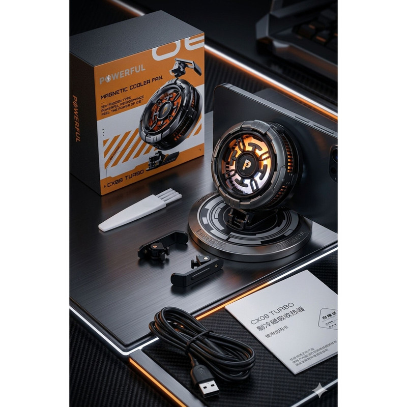 خنک کننده گوشی موبایل پاورفول مدل CX08 turbo