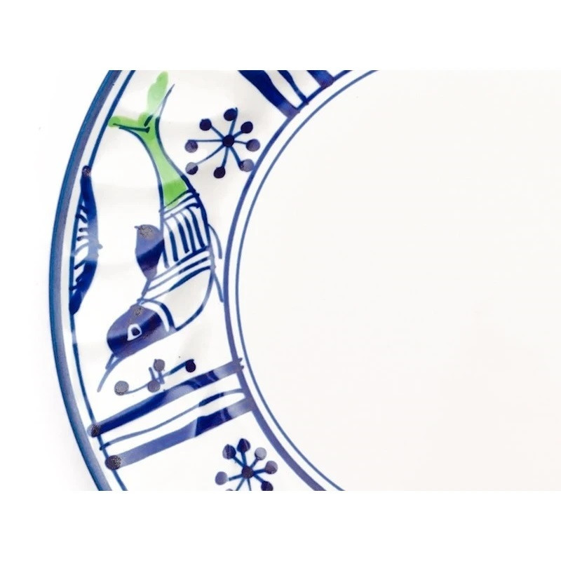 بشقاب خورشت چینی میبد مروارید مدل مرغي ساده کد gh