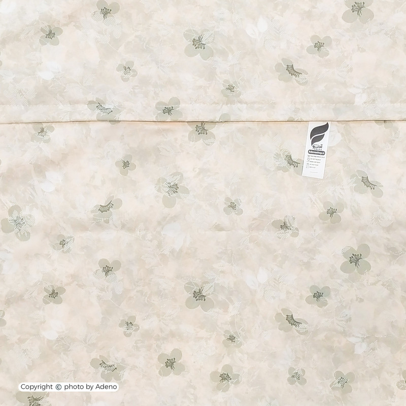 ملحفه آدنو مدل بابونه کد IR158 یک نفره سایز 140x240 سانتی متر