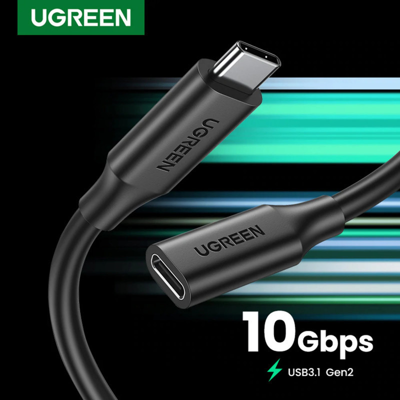 کابل افزایش طول USB-C یوگرین مدل US353 طول 1 متر