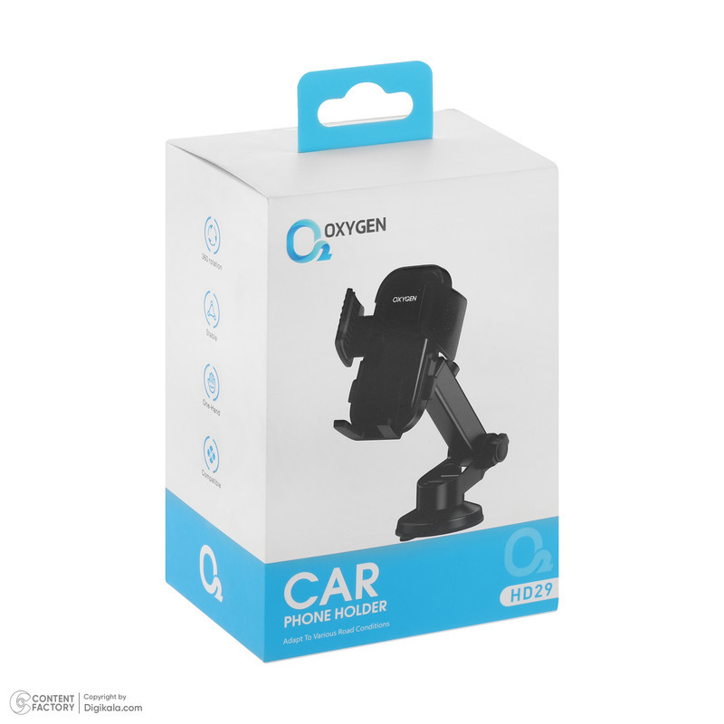 پایه نگهدارنده گوشی موبایل مخصوص خودرو اکسیژن مدل HD29