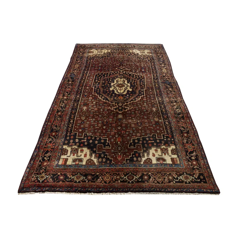 فرش دستبافت چهار و نیم متری طرح کردی کد 9.97.735