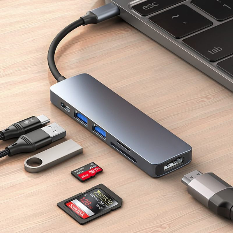هاب 6 پورت USB-C مدل HDTV4K