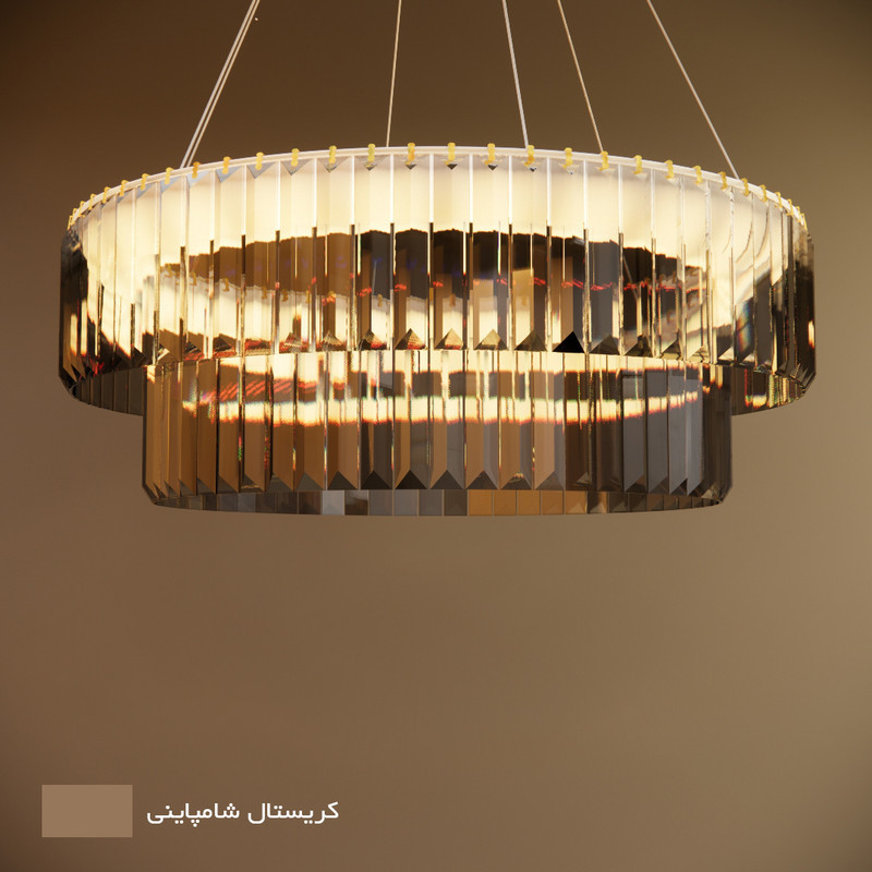 لوستر نورکیا مدل تک حلقه کاردی کد 1R-40K