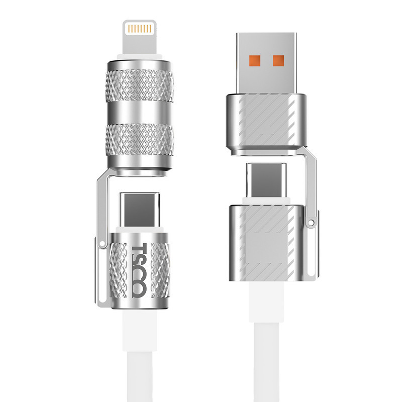 کابل تبدیل USBUSB-C به لایتنینگUSB-C تسکو مدل GCA 240W طول 1.2 متر