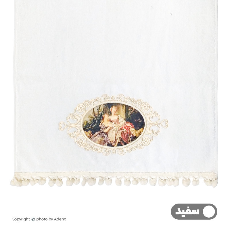 حوله دستی آدنو مدل Bride سایز 40x80 سانتی متر