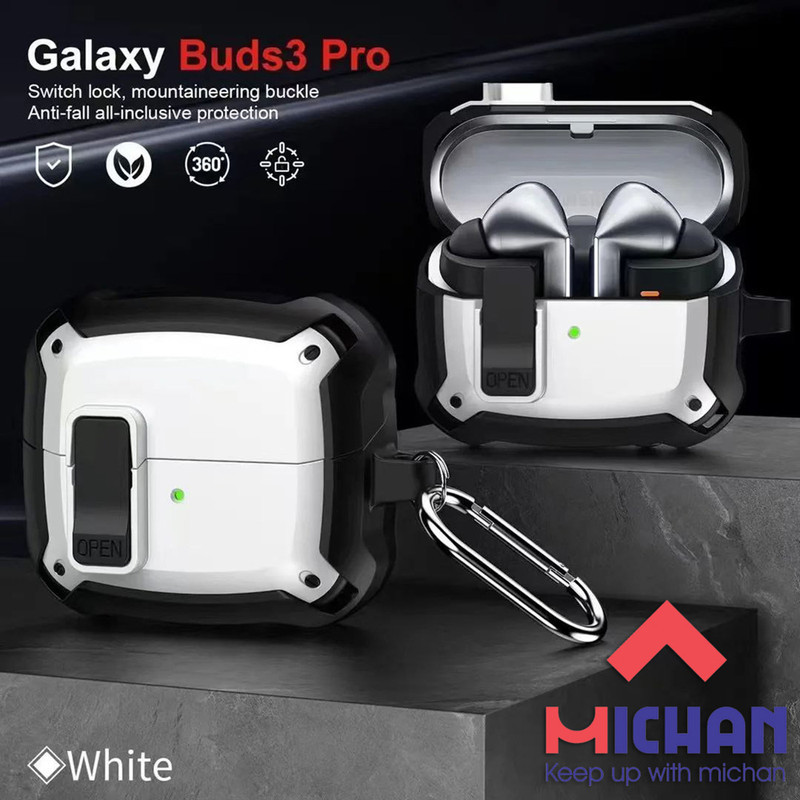 کاور میچان مدل Shild Lock مناسب برای کیس سامسونگ Galaxy buds 3 3 pro