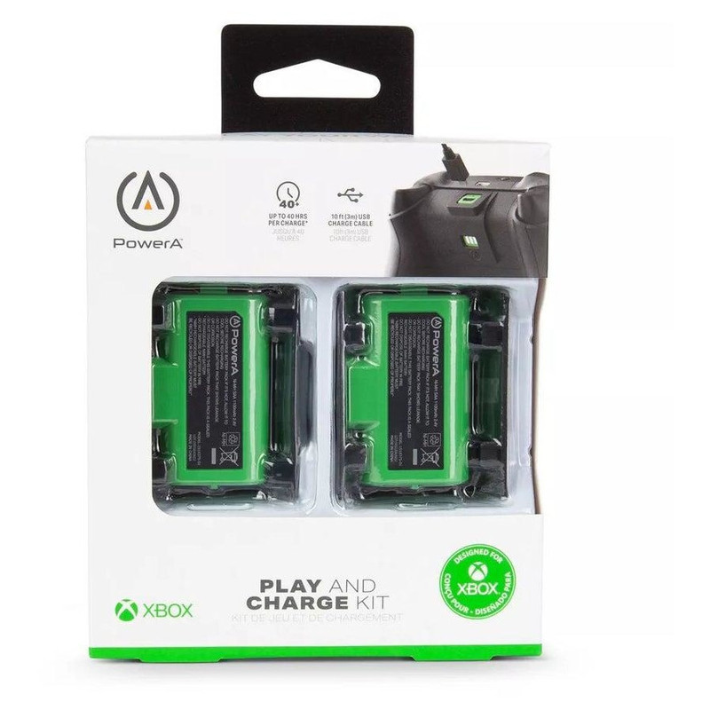باتری قابل شارژ دسته بازی XBOX Series XS پاور ای مدل PowerA Play & Charge Kit مجموعه دو عددی