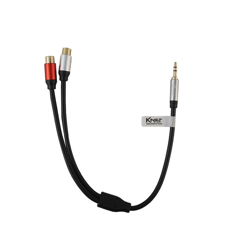کابل 1 به 2 صدا کی نت مدل K-C135 طول 0.3 متر