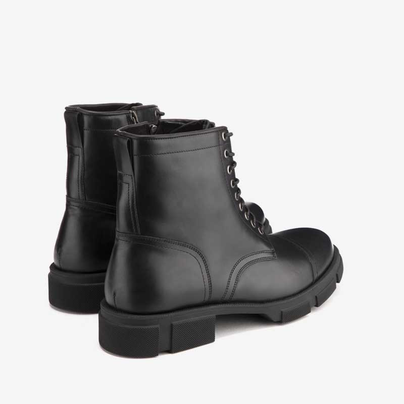 نیم بوت مردانه چرم مشهد مدل J6145-042
