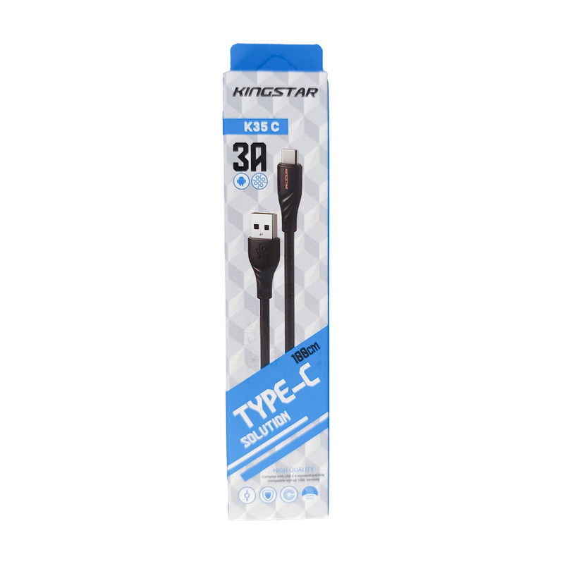 کابل تبدیل USB به USB-C کینگ استار مدل K35C طول 1 متر