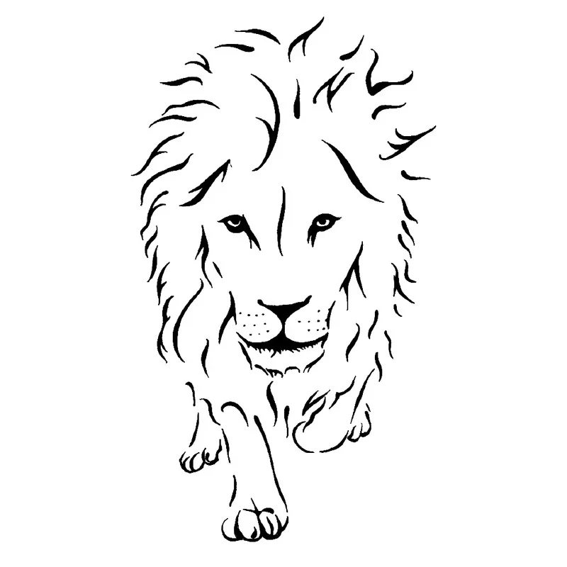 شابلون باتیس آرت طرح شیر کد 082
