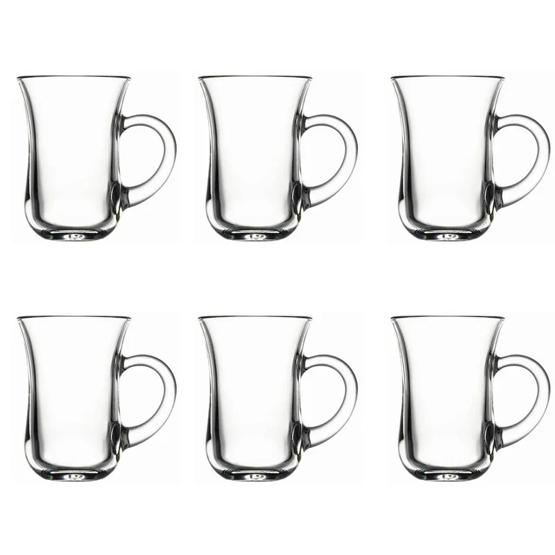 استکان پاشاباغچه سری Keyif کد55411 بسته 6 عددی