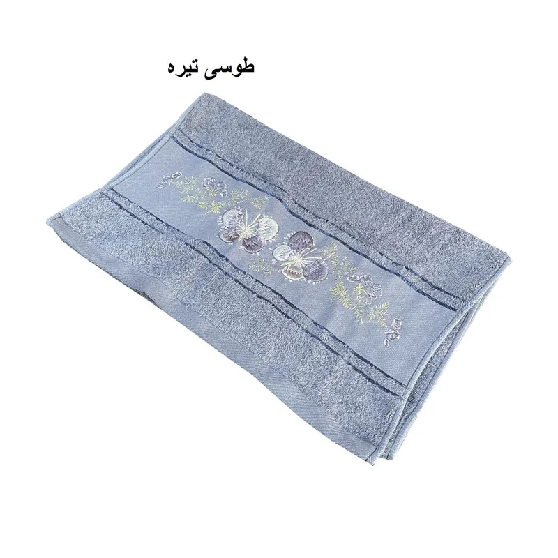 حوله دستی ماندگار مدل GOL119 سایز 40x75 سانتی متر