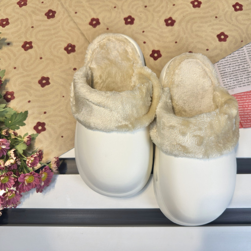دمپایی حوله‌ای زیتون مدل کریسمس کد Wh-01