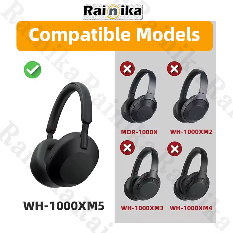 پد گوشی هدفون رینیکا مدل WH-1000XM5 مناسب برای هدفون سونی WH - 1000XM5