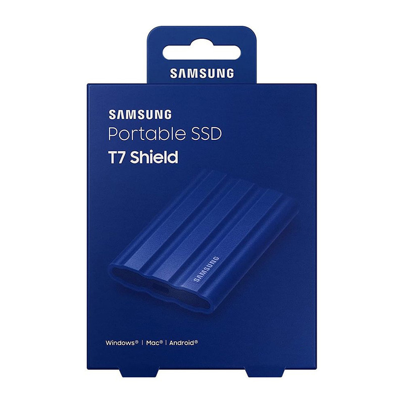 اس اس دی اکسترنال سامسونگ مدل T7 SHIELD ظرفیت 1 ترابایت رابط USB 3.2 Gen2