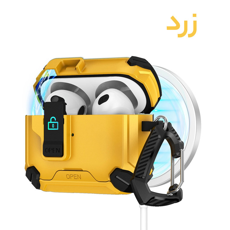کاور سامورایی مدل Quad-22 مناسب برای کیس اپل ایرپاد Airpods 4